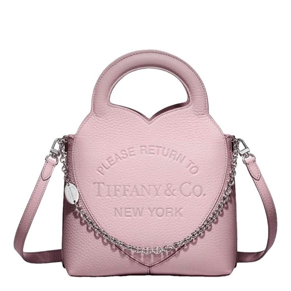Tiffany & Co. Handbags - 🌸100% Authentic Return to Tiffany™ Mini Tote Bag in Crystal Pink Leather🌸